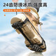 Jiang Muxue outdoor crampons anti-slip shoe covers chain snow claws rock climbing hiking ice surface anti-slip simple spikes 10 teeth ice grip mountaineering equipment 5 teeth - enhanced version - S size children (suitable for shoe sizes 28-36)