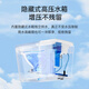 VOCO Smart I look sin presión de agua Presión de agua Siphon Instant Hot Double Waterway Mijia Batio de espalda Fila de espalda Inodoro completamente automático 826S Aplicación Mijia [Función completa] con Fila de pared del tanque de agua/Fila trasera