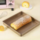 Cake roll mold Swiss roll baking pan oven snowflake pastry plate square 28x28 square plate household baking tools 28*28 square baking pan with folded oilcloth