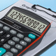 Qixin (COMIX) calculator solar dual power supply 12-bit office and finance special computer buttons large screen Shushi office and business computer adjust visual angle C-838 calculator