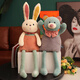 Weltston plüsch spieler kissen komfort dugen Kinder Geburtstagsgeschenk Mädchen Little weiße Kaninchenpuppe 70 cm