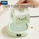 OIDIRE (Odd) Heating Coaster Constant Temperature Coaster Insulation Coaster Heating Cup Constant Temperature Cup Milk Warmer Insulation Base Tea Coaster Health Cup Warm Cup Adjustable Temperature Smart 0.35L - Green Supreme Model with Water Cup + Straw