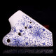 Feng Ya Ocarina tiré à la main à trois tubes Mido C ovale, AC à trois tubes au niveau de la performance, large gamme, bleu à trois tubes et blanc [ouverture avant]
