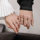 MZMZ platinum couple ring men's pt950 platinum order wedding ring Valentine's Day birthday gift for girlfriend local warehouse next day delivery/light luxury mountain and sea couple ring