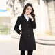 Klatsch des verlorenen Sohnes [leichter Luxus] Trench Coat-Jacke für Frauen mit mittlerer Länge in der Mitte der Länge und Herbst 2023 Herbst Kleidung neue kleine Person mit High-End-Temperament 689 Khaki XL [Vorgeschlagen 115-125 Jin [Jin gleich 0,5 kg]]]
