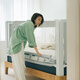 Sure enough, Huggies Bed Fence Baby Anti-fall Guardrail Baby Crib Baffle Spliced Bed Guardrail Vertical Lift Fun Series Soy Milk-Limited Edition 2 Meter Standard One Side