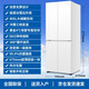 Haier Refrigerator 405 liters four-door first-class energy-efficient white dual-frequency air-cooled frost-free cross-door intelligent energy-saving small apartment commander household refrigerator 405-liter Dabai Refrigerator丨First-class dual frequency丨Three-speed temperature control丨Intelligent temperature control
