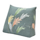 
April Town (April Town) Pillow pillow home autumn triangle pillow cushion waist protection pillow single bed sofa bay window waist pillow waist bag Fragrant grass green CKDP5-H1396 20*50*55cm