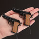 Mini -Version des Keychain 1392F Metal Model Keychain Mini -Waffe Abnehmbares Hanger Beretta 92f mit Gravur