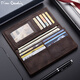 Pier Cardin Wallet Herren Lange Leder Mode Retro Multi-Card-Brieftasche Neue Cowide Business Herren Brieftasche [Langstil-Kaffee-Farbe] Kollektion und Kauf, um Prioritätsdelieferung zu genießen