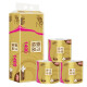 Qingfeng cored paper roll gold 4 layers 140g*10 rolls toilet paper paper towel roll