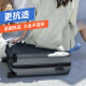 90 points suitcase 24-inch business trolley suitcase large capacity password box checked box Rhine gray
