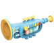 Jennerson Kinder Saxophon Baby kleiner schwarzer Röhrchen Elektromativer Instrumente Kollektion für Anfänger Leicht zu lernen tragbare Musikspielzeug weiße Klarinette [gewöhnliche Batterie]