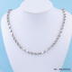 Kaibaolou PT950 platinum necklace men's Thai chain knight inter-chain platinum necklace width 5-5.4mm 37.62g 58cm
