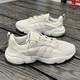 Adidas (adidas) Clover men's shoes women's shoes summer sports shoes mesh breathable running shoes retro dad shoes casual shoes JQ3927 JS3026/light gray 36