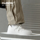 Global Air Force White Shoes Men's 2025 Spring New White Bailiu Korean Style Sports and Casual Couple Board Shoes Men's Shoes 829 White [Couple Men's Style] 39