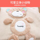 Beha newborn blanket, thick autumn and winter baby blanket, spring and autumn pure cotton wrap quilt, maternity room baby supplies, colorful cotton coffee bear, thick autumn and winter 90*90cm
