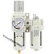 悦常盛型气源处理器AC3010/2010/4010/5010-0203/04/06/10油水分离器 白色款AC3010-03D自动排水