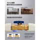 
Live ball valve 6 minutes 1 inch copper double inner wire inner and outer wire valve water pipe switch gas direct tap water Dark gray 12161/2 red handle