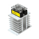 Huilide Customized GOLD Single-Phase 40A Solid State Relay DC Control AC 220V Solid State Relay SAP4840D