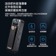Qianli 1080p HD camera conference recorder video recorder wearable back clip camera portable card recording rechargeable battery camera mobile phone remote monitoring CB774G remote model [with 128G card]
