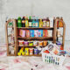 Forest Dragon Simulation Mini Supermarket Shelf Mini Snacks Playing Snacks House Toys Children's Day Gift Girl Random Drink Blind Bags [30 Packs]