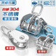 Tianzhuo Hardware 304 stainless steel pulley wire rope U-shaped lifting ring fixed pulley single and double wheel lifting pulley hook labor-saving tool M20 single wheel suitable for ropes below 8 mm