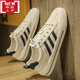 Xuan Yaxi wide foot fat feet fat men's shoes sports spring and autumn plus fat plus size sports shoes large size 45 size 46 shoes men's new Bailan 6227 39