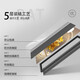 Mengyier's light luxury restaurant background wall hanging paintings simple living room dining room atmospheric dining table wall decoration painting hall kitchen Mo Xiaoxie 1517 40*30cm cloth pattern film single couplet black edge