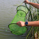 Portable small fish protection, simple foldable fish and shrimp basket, anti-hanging, quick-drying, thickened crab and lobster anti-jump net bag fishing gear, small size (length 50CM)