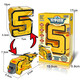 Case Family Toys Kinder große digitale digitale deformierte Mecha-Spielzeug-Bausteine ​​für Jungen und Mädchen für Jungen und Mädchen 2-6 Jahre 0-9 Digitale Roboter-Kombination Großer Geschenkbox Komplettes Set von 10 Modellen + Helm + Rüstung