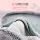 Karcle car steering wheel cover winter plush men and women winter short plush warm heating handlebar cover steering wheel protective cover white peach pink-medium round type