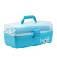 Yundian Dreischicht Multifunktionaler tragbarer Fischereiausrüstungsbox-Leitfischerei Float-Sitzbeutel Fishing Fishing Box Transparent Large Dreischicht YF-671