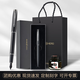 Hero (HERO) pen, high-end adult student pen, calligraphy practice, calligraphy, art pen, business birthday gift, pen gift box for teacher souvenir gift, custom engraving, Black Warrior - single pen gift box (free ink) F tip (0.5mm)