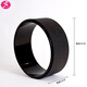 YOGAYF Yoga Wheel Beginners Shoulder Opening and Back Bend Yoga Circle Lumbar Training Fitness Pilates Circle Large Black