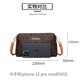 Crocodile Shirt pour femmes Sac à bracelet pour femmes Sac à bandoulière imprimé simple Crossbody Body's Bag Gift Gift V673 Café