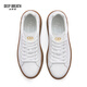 Tiefe Atemzug Tief Atem Frauenschuhe, vielseitige Kuhwahnsinnsschuhe, goldplattierte Logo Schnüre-up-Freizeitschuhe AX12121 Weiß 35