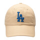 Official men's and women's hats, professional baseball base casual hats, baseball caps, sun hats, couples soft top baseball hats, birthday gifts, Los Angeles Dodgers/beige/66 One size F