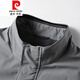 皮尔卡丹（pierre cardin）轻薄立领茄克男2023春秋新款上衣中青年商务休闲风衣外套 KD9207蓝色 M