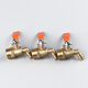 Large truck car dripping brake sprinkler accessories sprinkler switch ball valve faucet pure copper drain valve 4 points copper core angle valve