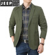 
JEEP SPIRIT/Jeep [Quality] Spring and Autumn New Casual Suit Men's Slim Cotton Blazer Men's Jacket Khaki L