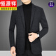 Hengyuanxiang wool wool suit jacket for men 2025 new middle-aged men's casual casual daddy casual suit versatile new product gray brown 170/M