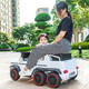 Ant Road Big G Children's Electric Car Vierräder mit vier Rädern Doppelpersonen-Fernbedienung Spielzeugauto, Erwachsene und Kinderspielzeugauto fahren, oberhalb schwarz: Sechsradantrieb + großer Batterie + Weichrad + Ledersitz