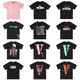 Zhidou Dou American Modemarke Vlon Jerry Big gegen kurzärmelige Nebel High Street Halbärmelige Paar Ins Sommer VTG Style T-Shirt 6187-Blacks-Code empfohlen 90-110jin [Jin gleich 0,5 kg]