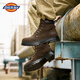 Dickies Martin Boots Men's Boots Winter New Men's Trendy and Versatile British Style Boots Men's Thick Sole Heightening Work Boots Coffee Color 46