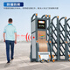 Caijing CJ-SSM3890 Aleación de aluminio inteligente Puerta telescópica de la escuela de la escuela puertas correderas de la puerta corrediza