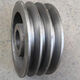 Pulley pulley triangle pulley B type three slot double slot motor pulley national standard cast iron wheel can be customized national standard B type double slot outer diameter 180 inner diameter 24