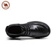 Camel Business Casual Men's Leather Shoes Soft Cowhide Warm, Shock Absorbing, Non-Slip and Wear-Resistant P14W155621 Black 41