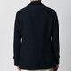Annonce Bird Mabel Men's Winter Men's Business Fashion Twill Couleur pure Exquise Laine courte grande revers Coat Men Men's Twilight Blue 48 (175/96)