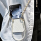 Taras is suitable for Xiaomi mix flip mobile phone case folding screen MIX Flip diamond plaid bracelet style anti-fall protection case Diamond plaid bracelet style